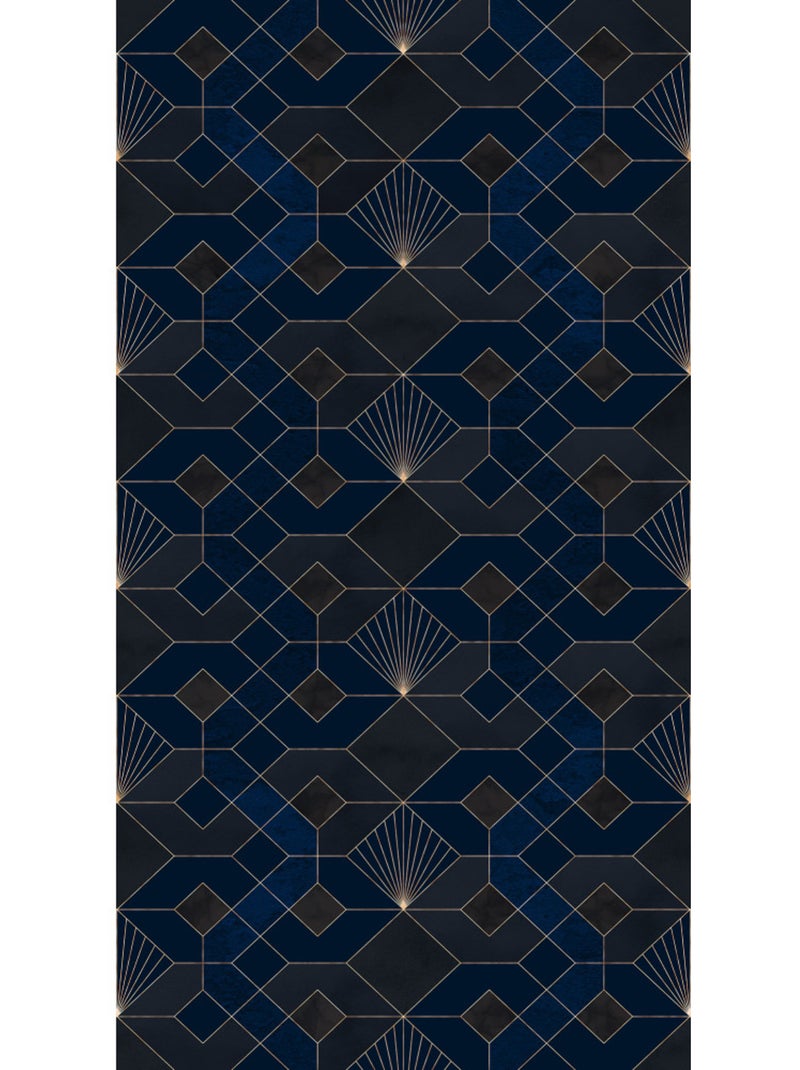 Papier peint panoramique - coquilles nuit - taille: 150 x 280 cm Multicolore - Kiabi