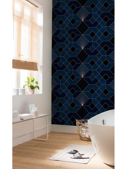 Papier peint panoramique - coquilles nuit - taille: 150 x 280 cm - Kiabi