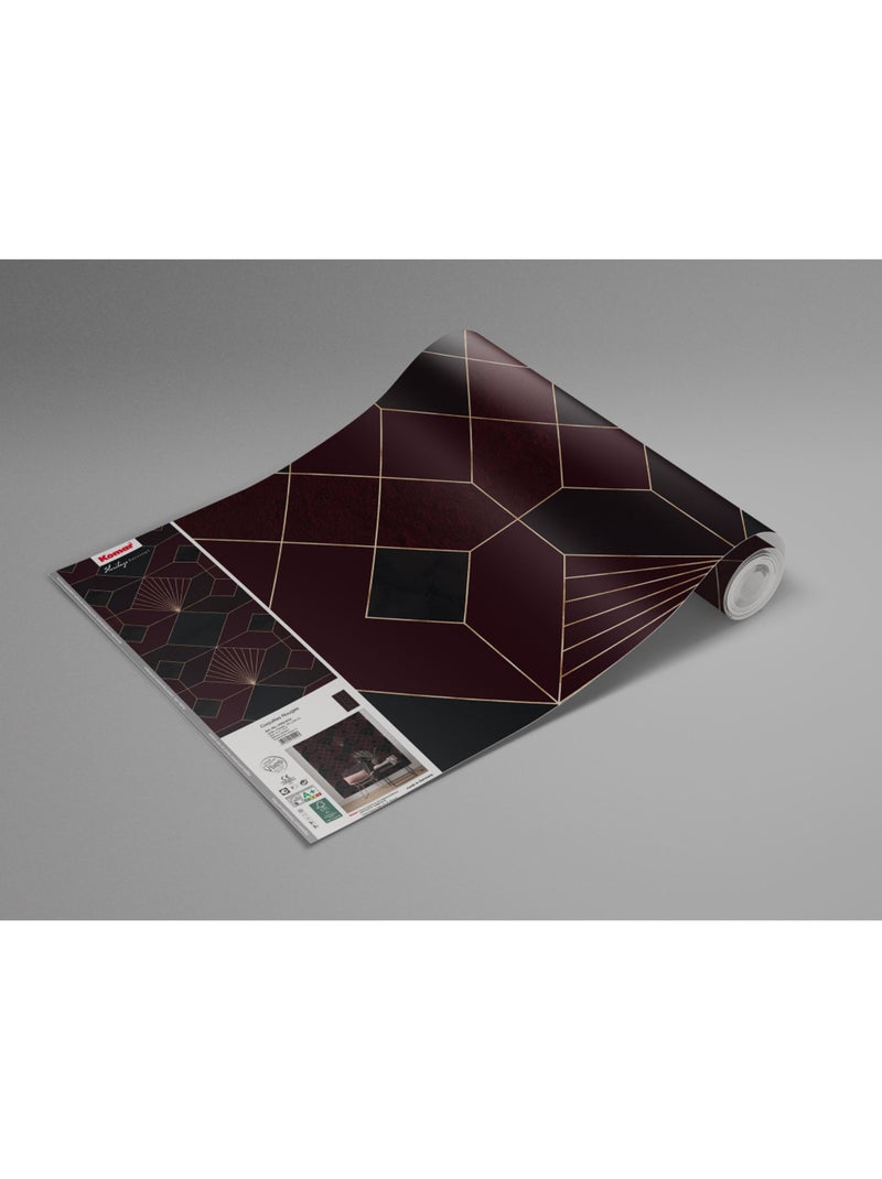 Papier peint panoramique - coquilles rouges - taille: 150 x 280 cm Multicolore - Kiabi