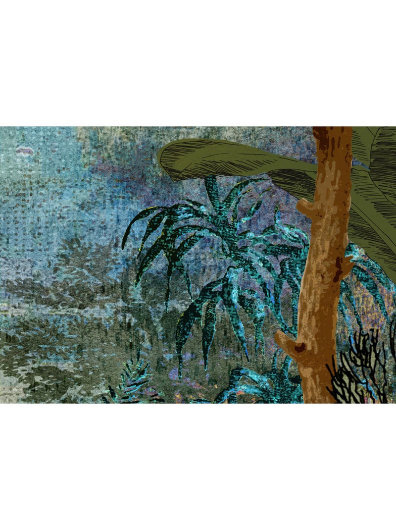 Papier peint panoramique - cours fluvial - taille: 250 x 250 cm Multicolore - Kiabi