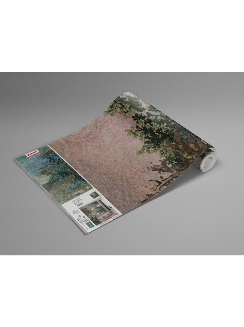 Papier peint panoramique - cours fluvial - taille: 250 x 250 cm Multicolore - Kiabi