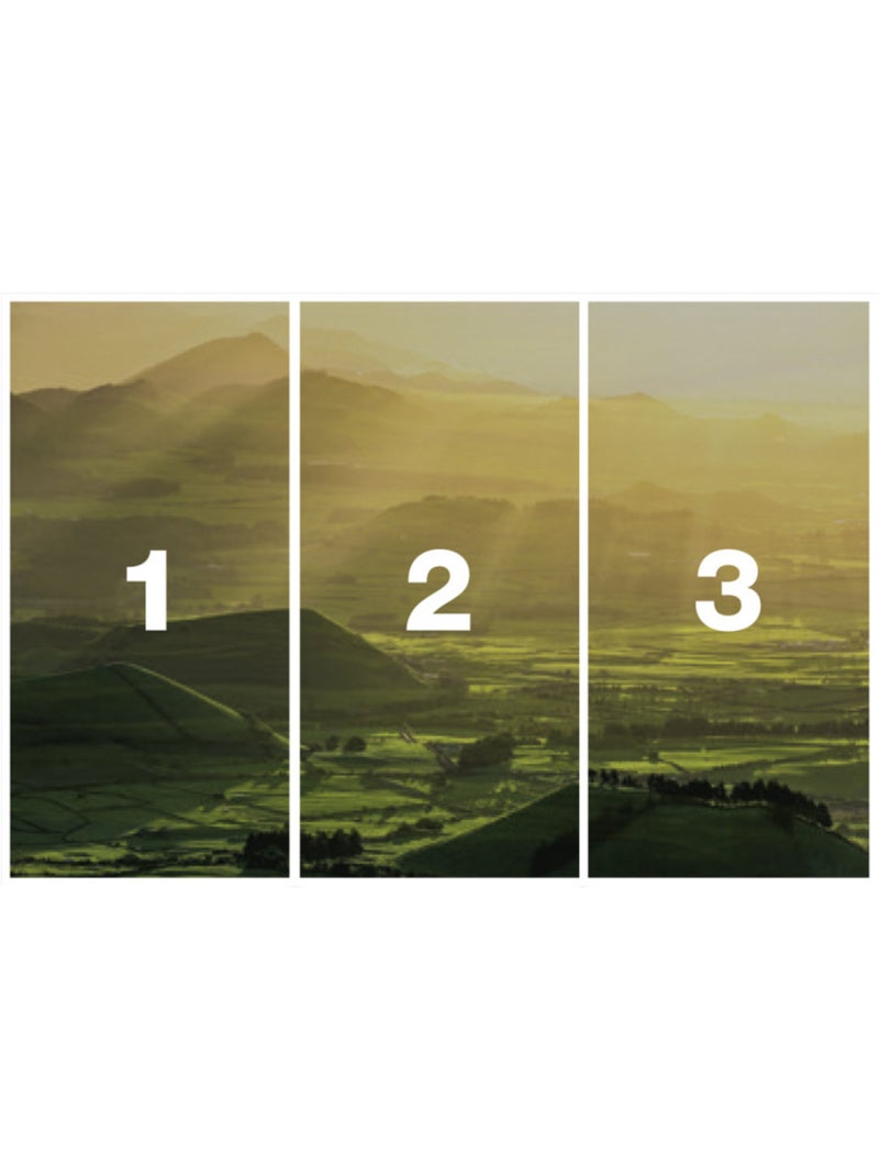 Papier peint panoramique - crater land - taille: 300 x 200 cm Multicolore - Kiabi
