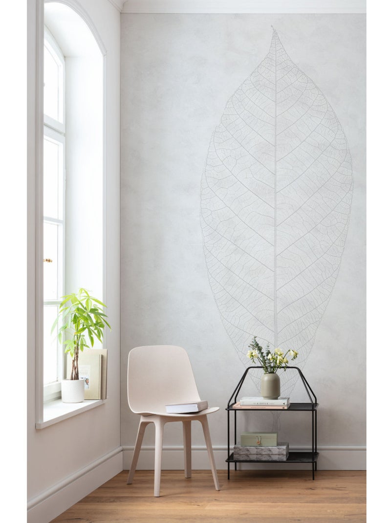 Papier peint panoramique - decent leaf - taille: 200 x 280 cm Multicolore - Kiabi