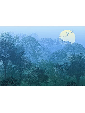 Papier peint panoramique - deep in the jungle - taille: 400 x 280 cm
