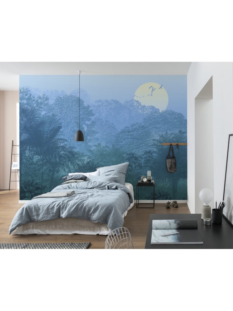 Papier peint panoramique - deep in the jungle - taille: 400 x 280 cm Multicolore - Kiabi