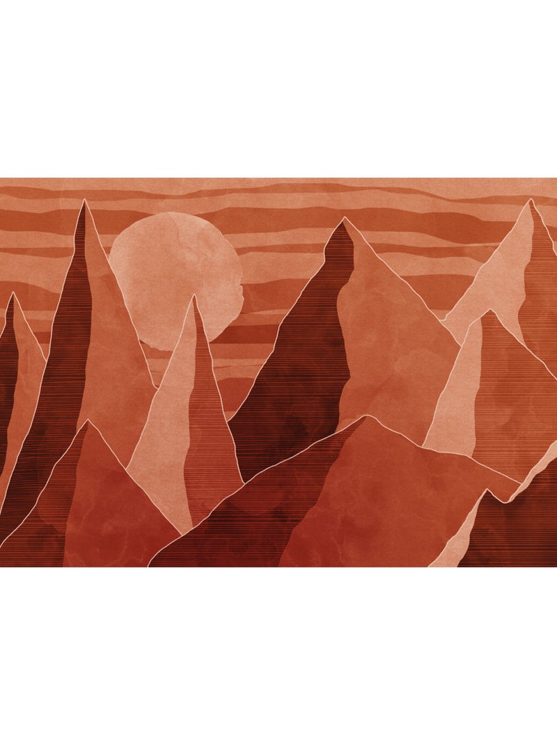 Papier peint panoramique - desert mile - taille: 400 x 280 cm Multicolore - Kiabi
