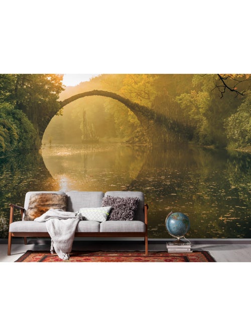 Papier peint panoramique - devil's bridge - taille: 400 x 250 cm - Kiabi