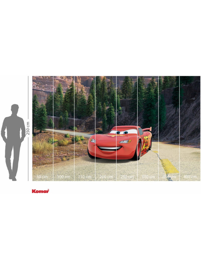 Papier peint panoramique - disney and pixar cars every road has a story - taille: 400 x 250 cm Multicolore - Kiabi