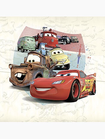 Papier peint panoramique - disney and pixar cars open road - taille: 250 x 250 cm