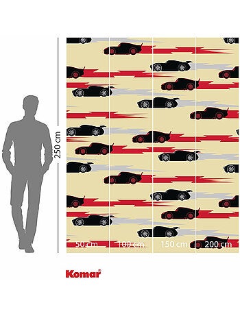 Papier peint panoramique - disney and pixar cars pattern - taille: 200 x 250 cm