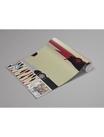 Papier peint panoramique - disney and pixar cars pattern - taille: 200 x 250 cm