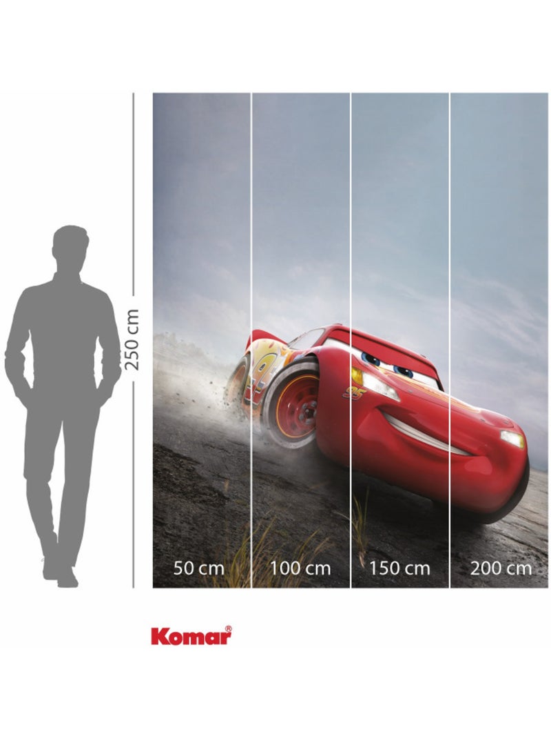 Papier peint panoramique - disney and pixar cars shine - taille: 200 x 250 cm Multicolore - Kiabi