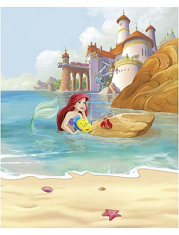Papier peint panoramique - disney ariel daydream - taille: 200 x 250 cm