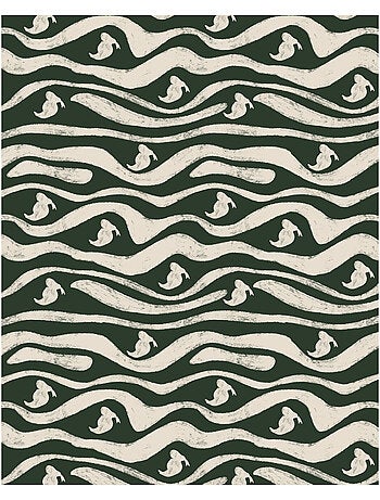 Papier peint panoramique - disney donald duck green waves - taille: 200 x 250 cm