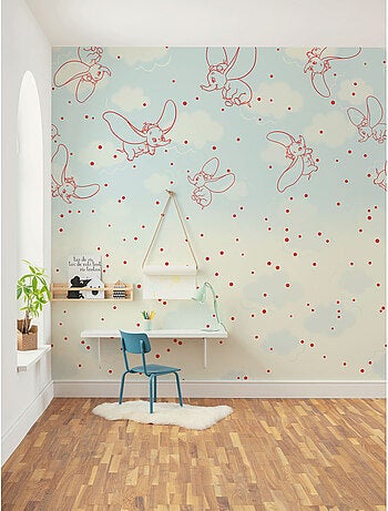 Papier peint panoramique - disney dumbo clouds - taille: 250 x 250 cm