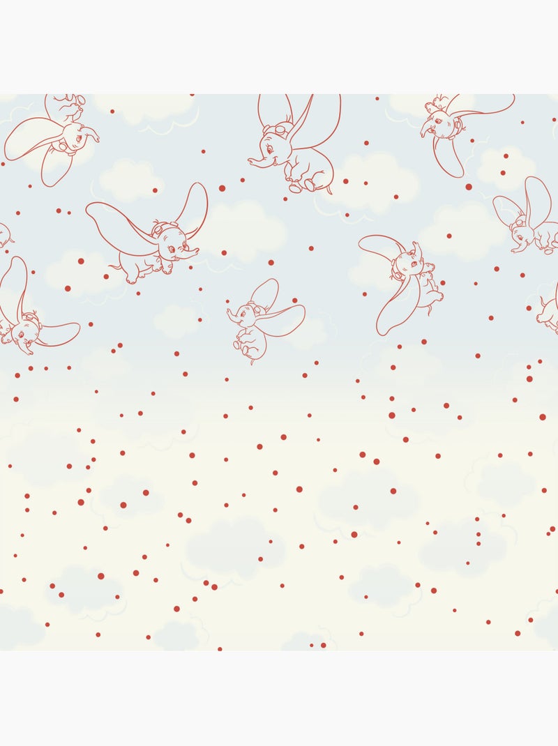Papier peint panoramique - disney dumbo clouds - taille: 250 x 250 cm Multicolore - Kiabi