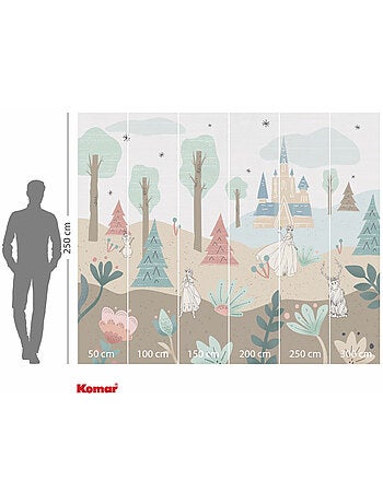 Papier peint panoramique - disney frozen castle playground - taille: 300 x 250 cm