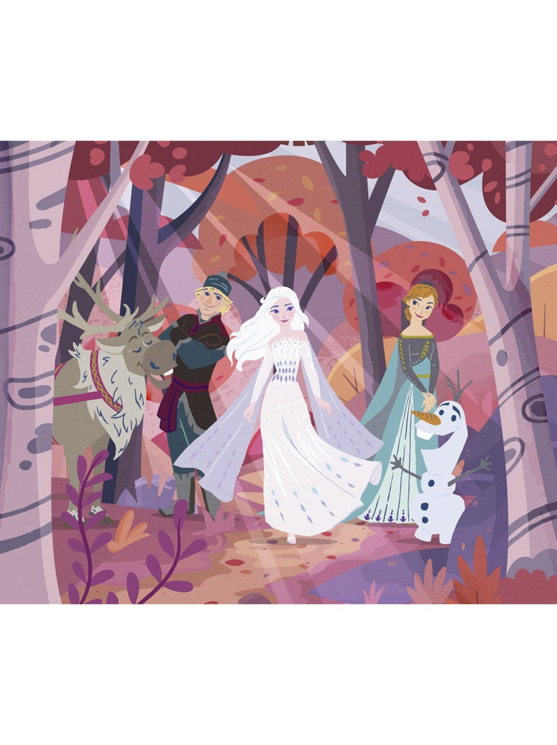 Papier peint panoramique - disney frozen forest friendship - taille: 300 x 250 cm Multicolore - Kiabi