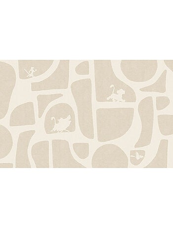 Papier peint panoramique - Disney Le Roi Lion Animals and Shapes - Taille: 400 x 250 cm