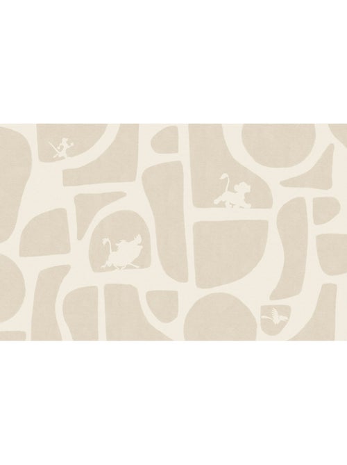 Papier peint panoramique - Disney Le Roi Lion Animals and Shapes - Taille: 400 x 250 cm - Kiabi