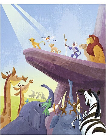 Papier peint panoramique - Disney Le Roi Lion Classic Long Live the King - Taille: 200 x 250 cm