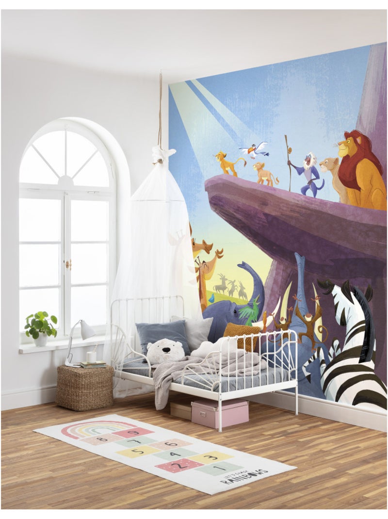 Papier peint panoramique - Disney Le Roi Lion Classic Long Live the King - Taille: 200 x 250 cm Multicolore - Kiabi