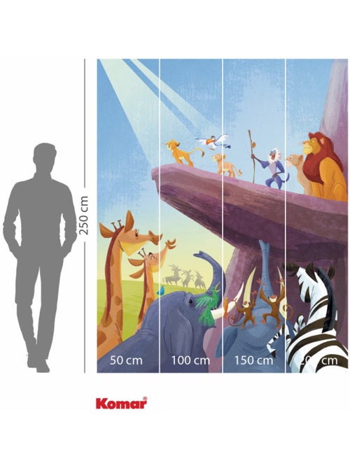 Papier peint panoramique - Disney Le Roi Lion Classic Long Live the King - Taille: 200 x 250 cm - Kiabi