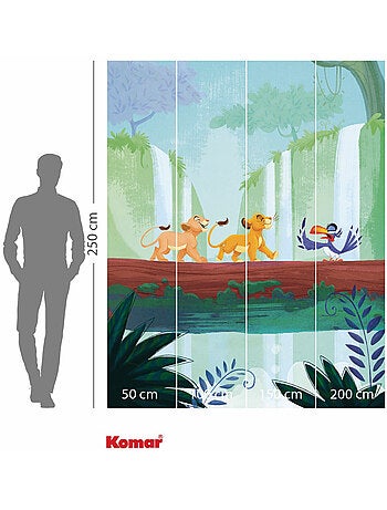 Papier peint panoramique - Disney Le Roi Lion Classic Waterfall - Taille: 200 x 250 cm