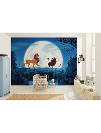 Papier peint panoramique - disney le roi lion full moon walk - taille: 350 x 250 cm