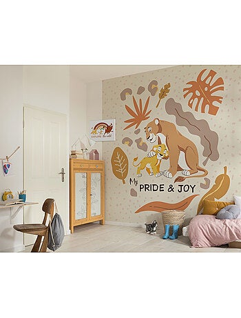 Papier peint panoramique - Disney Le Roi Lion My Pride and Joy - Taille: 250 x 250 cm