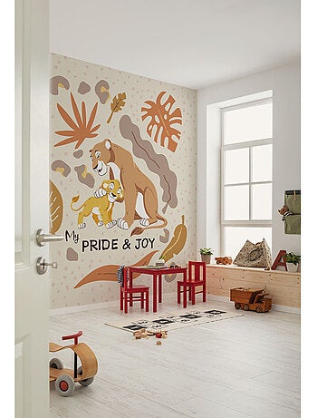 Papier peint panoramique - Disney Le Roi Lion My Pride and Joy - Taille: 250 x 250 cm
