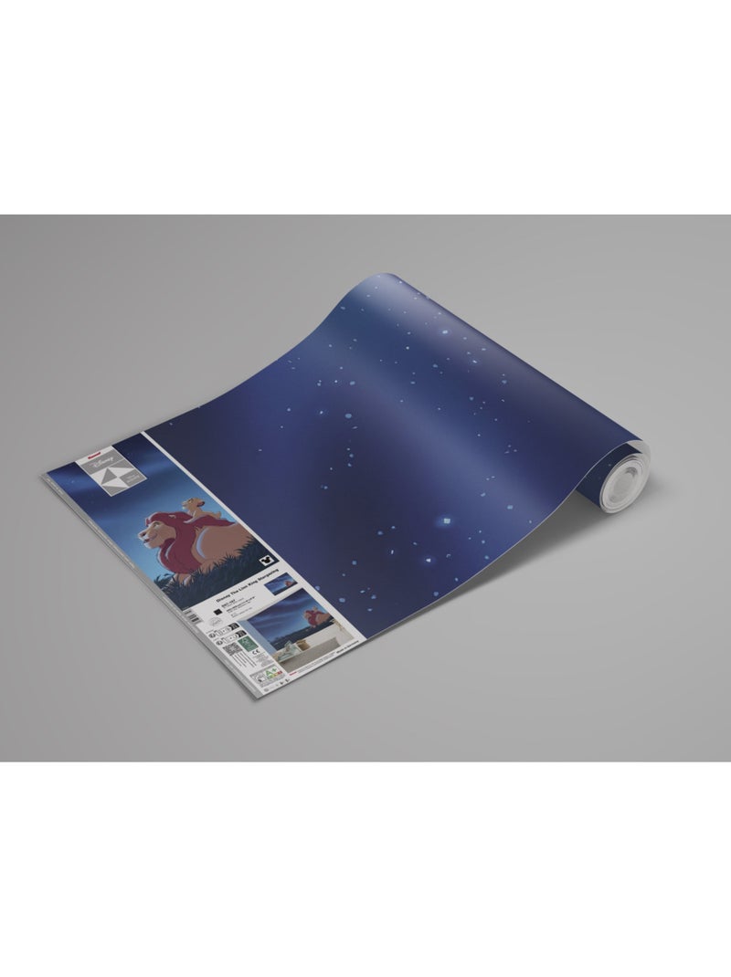 Papier peint panoramique - Disney Le Roi Lion Stargazing - Taille: 350 x 250 cm Multicolore - Kiabi