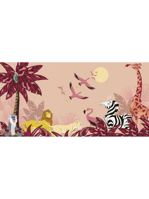 Papier peint panoramique - Disney Le Roi Lion Sunset - Taille: 500 x 250 cm - Kiabi