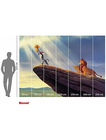 Papier peint panoramique - Disney Le Roi Lion The New King - Taille: 350 x 250 cm