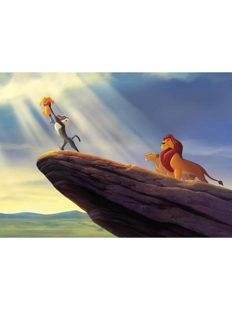 Papier peint panoramique - Disney Le Roi Lion The New King - Taille: 350 x 250 cm Multicolore - Kiabi