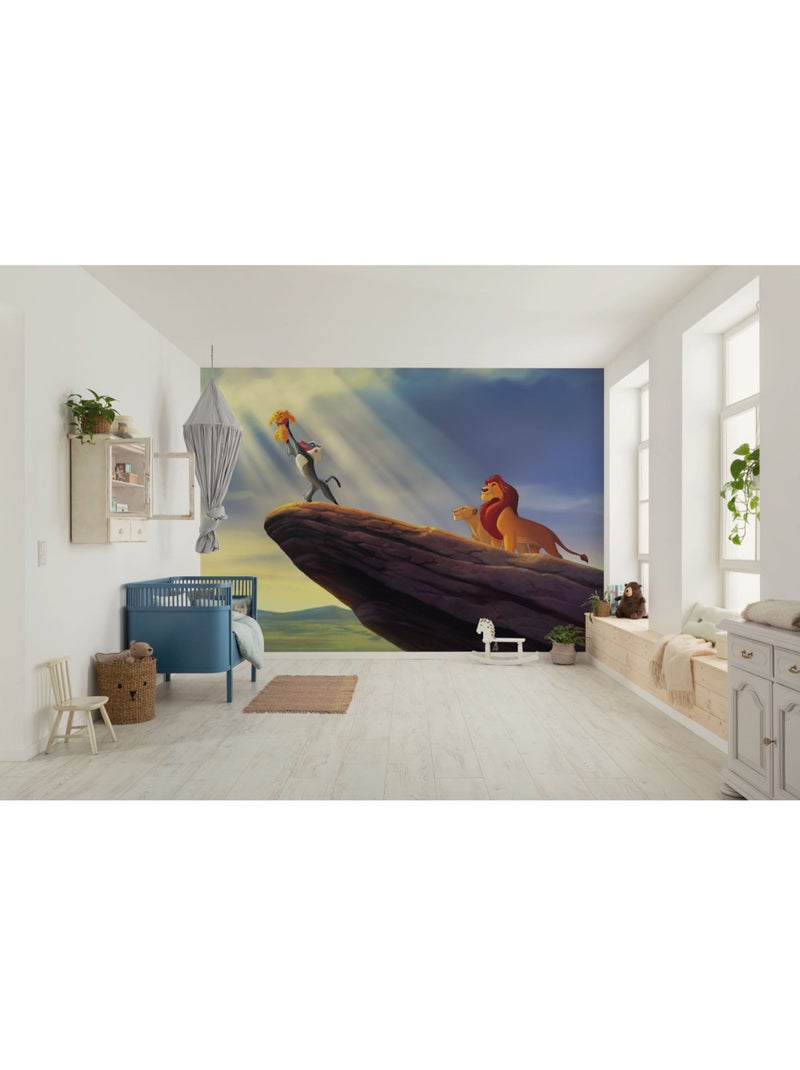 Papier peint panoramique - Disney Le Roi Lion The New King - Taille: 350 x 250 cm Multicolore - Kiabi