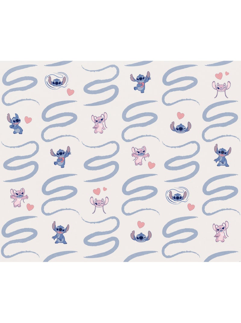 Papier peint panoramique - disney lilo and stitch be kind - taille: 300 x 250 cm Multicolore - Kiabi