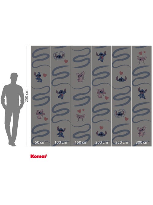 Papier peint panoramique - disney lilo and stitch be kind - taille: 300 x 250 cm - Kiabi Papier peint panoramique - disney lilo and stitch be kind - taille: 300 x 250 cm - Kiabi