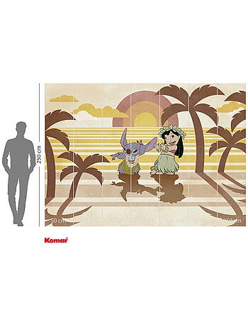 Papier peint panoramique - disney lilo and stitch hula harmony - taille: 350 x 250 cm
