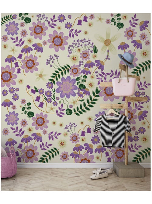 Papier peint panoramique - disney minnie mouse gardening club beige - taille: 250 x 250 cm - Kiabi Papier peint panoramique - disney minnie mouse gardening club beige - taille: 250 x 250 cm - Kiabi