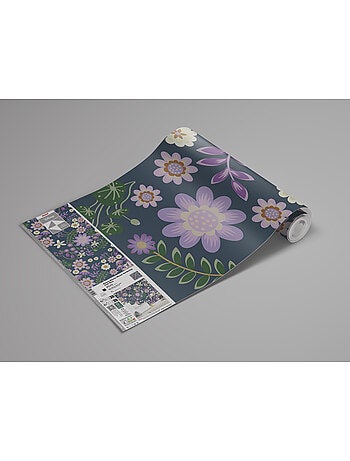 Papier peint panoramique - disney minnie mouse gardening club blue - taille: 250 x 250 cm
