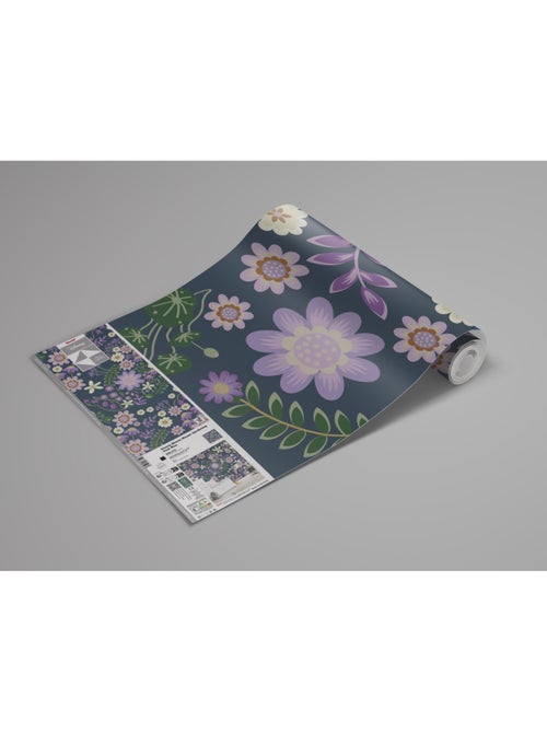 Papier peint panoramique - disney minnie mouse gardening club blue - taille: 250 x 250 cm - Kiabi