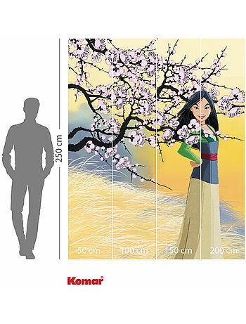 Papier peint panoramique - disney mulan cherry blossoms - taille: 200 x 250 cm