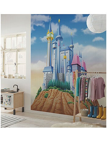 Papier peint panoramique - disney princess cinderella castle - taille: 200 x 250 cm