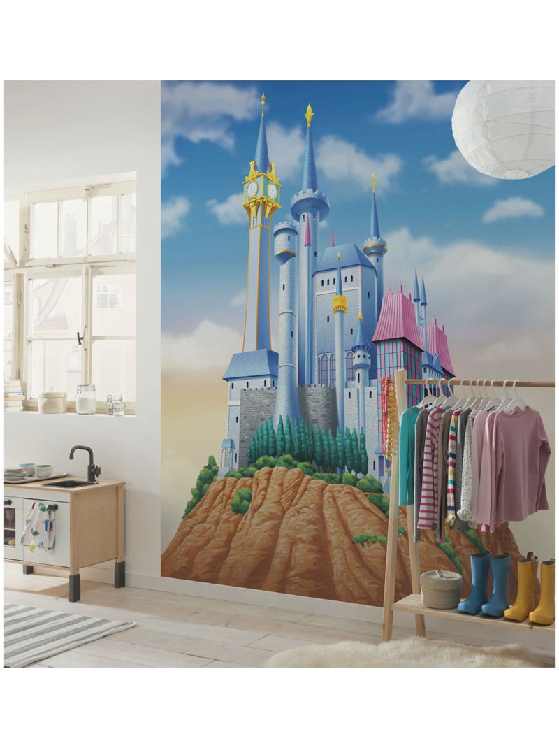 Papier peint panoramique - disney princess cinderella castle - taille: 200 x 250 cm Multicolore - Kiabi