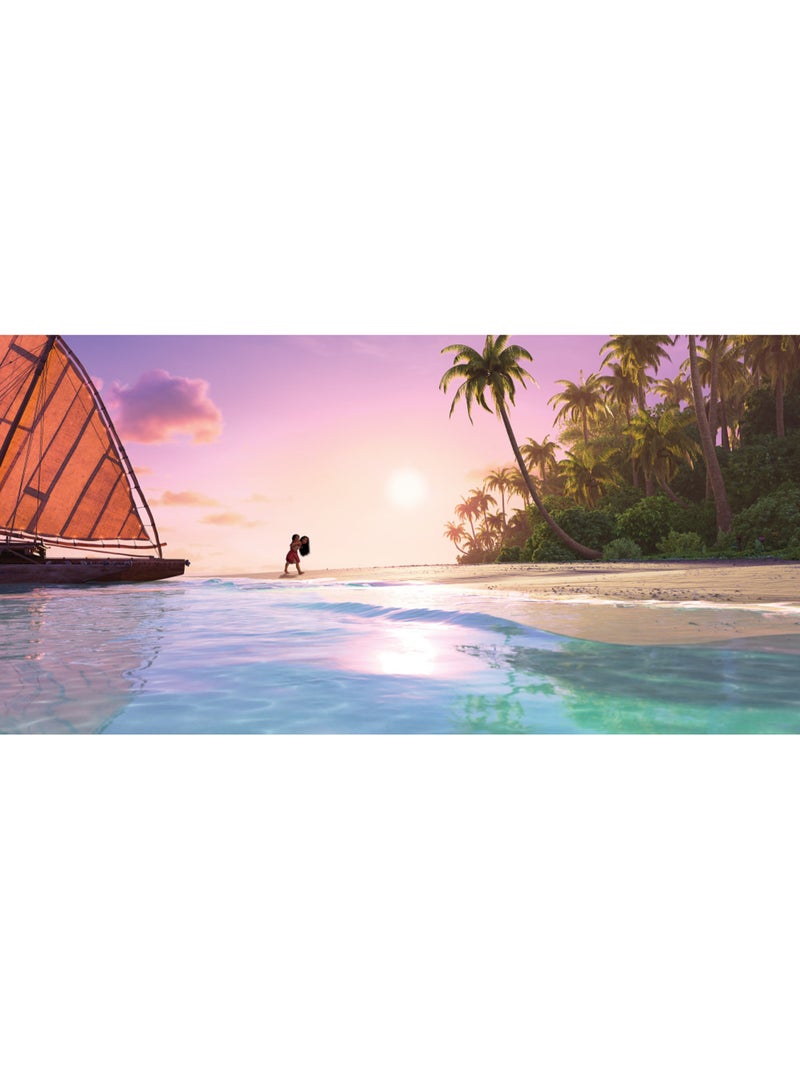 Papier peint panoramique - Disney Vaiana 2 Ocean Spirit - Taille: 500 x 250 cm Multicolore - Kiabi