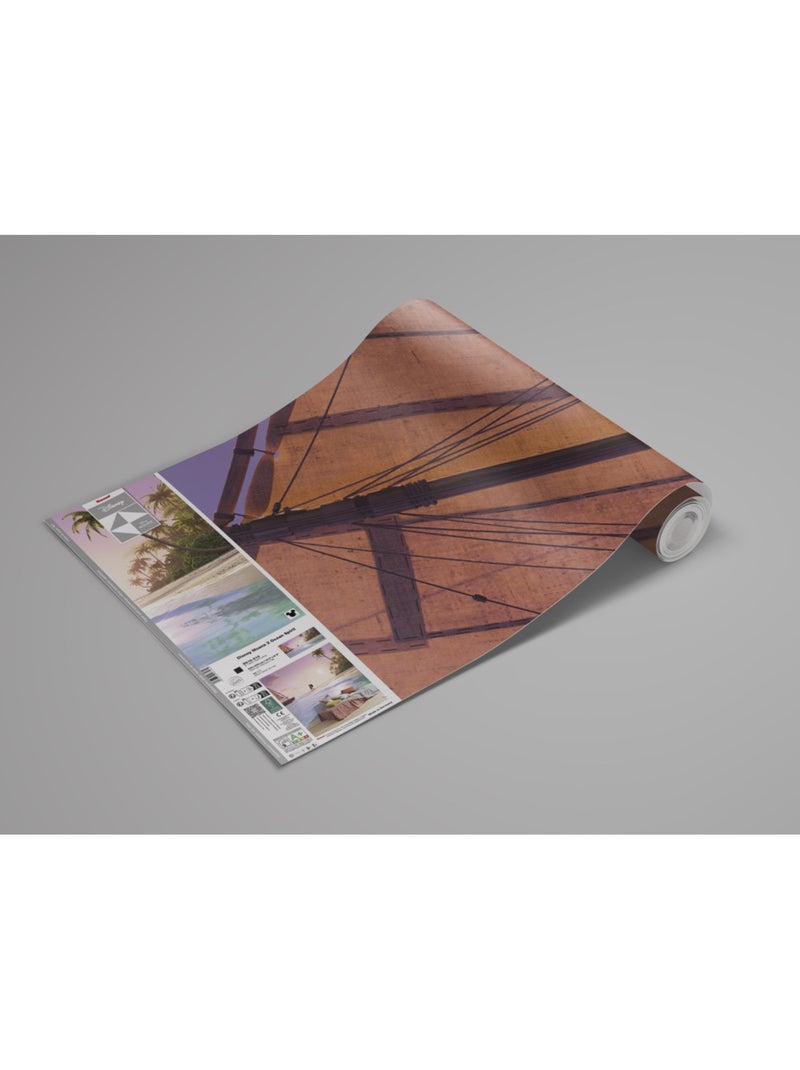 Papier peint panoramique - Disney Vaiana 2 Ocean Spirit - Taille: 500 x 250 cm Multicolore - Kiabi