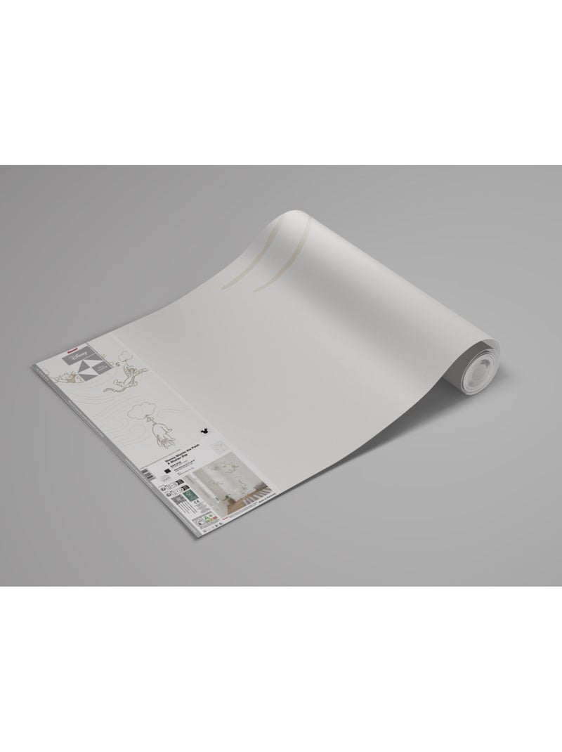 Papier peint panoramique - Disney Winnie l'ourson A Bluster Day - Taille: 200 x 250 cm Multicolore - Kiabi