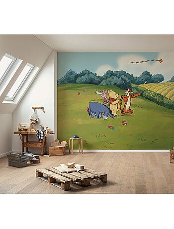 Papier peint panoramique - Disney Winnie l'ourson Adventure - Taille: 300 x 250 cm