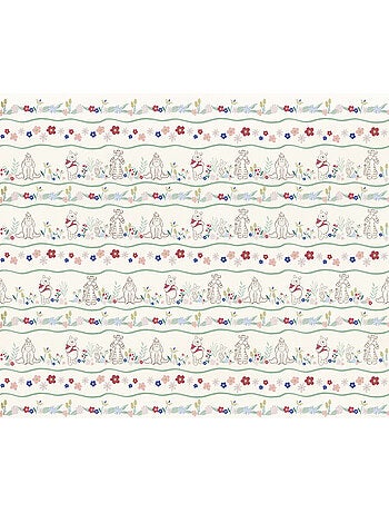 Papier peint panoramique - Disney Winnie l'ourson Friends in Garden - Taille: 300 x 250 cm